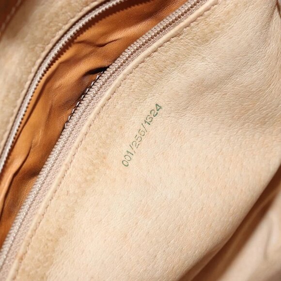 GUCCI Micro GG Supreme Shoulder Bag PVC Beige Gold 001 256 1324 Auth BA7242 - Picture 13 of 16